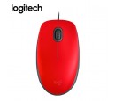 OEM - MOUSE LOGITECH M110 SILENT OPTICO USB RED (910-006755)